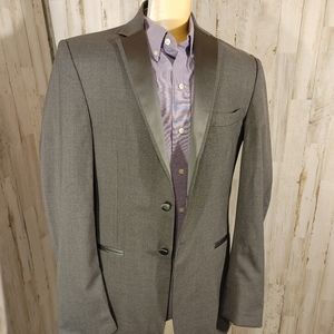 Calvin Michael Tuxedo Junction gray coat sz 42L
